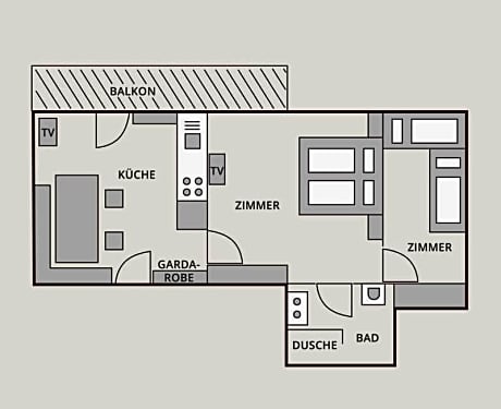 Apartment with Balcony