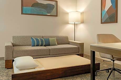 King Suite with Roll-In Shower, Transfer Shower and Trundle Sofa - Mobility Access/Hearing Accessible