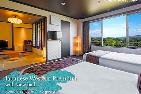Premium Japanese-Western style Room (With Natural Hot Spring View Bath)