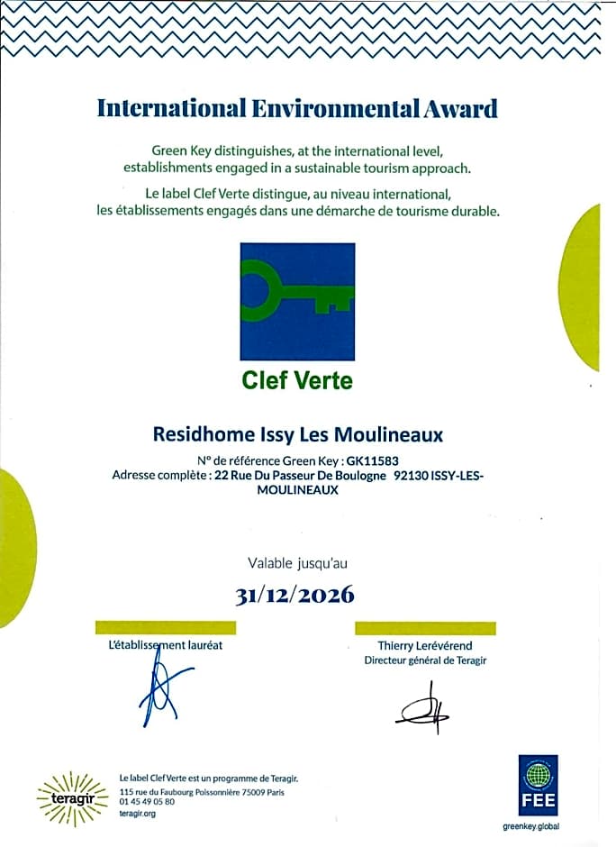 Residhome Paris Issy Les Moulineaux