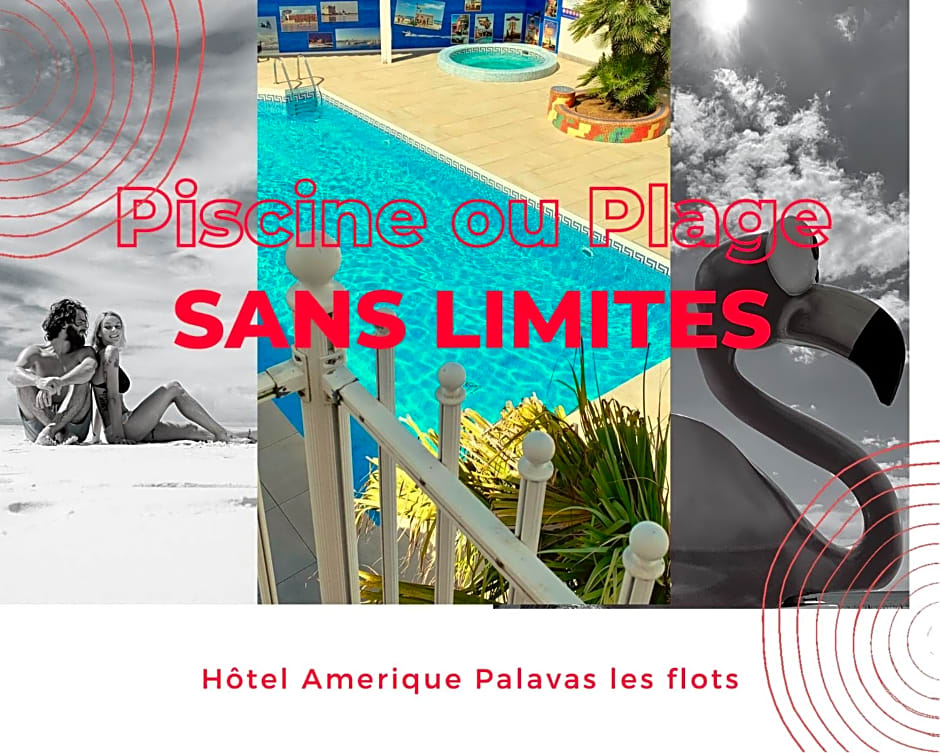 Amerique Hotel Palavas Montpellier Sud -LOGIS-