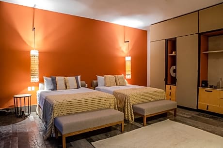 Suite two double beds