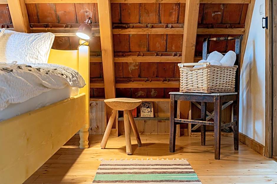 Viscri 32 - White Barn and Blue House