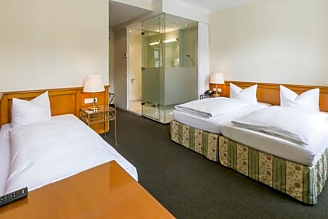 Business Triple (Glass Bathroom) Room