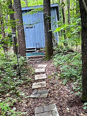 Angie's Country Cabins non electric rustic cabins in the woods You provide the linens Self check in Access to hot shared hot tub