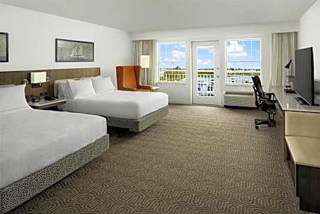 Queen Room with Two Queen Beds and Accessible Tub - Mobility and Hearing Access