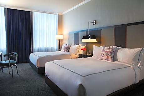 Queen Room with Two Queen Beds and Mobility Accessible Tub