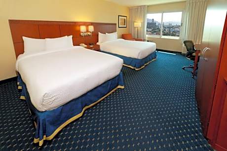 Double Room with Two Double Beds with City View