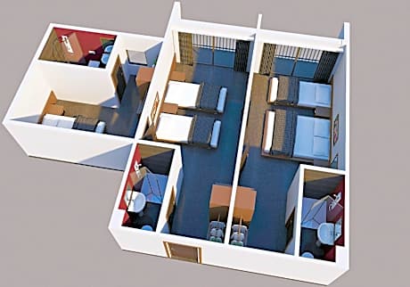 Three-Bedroom Room