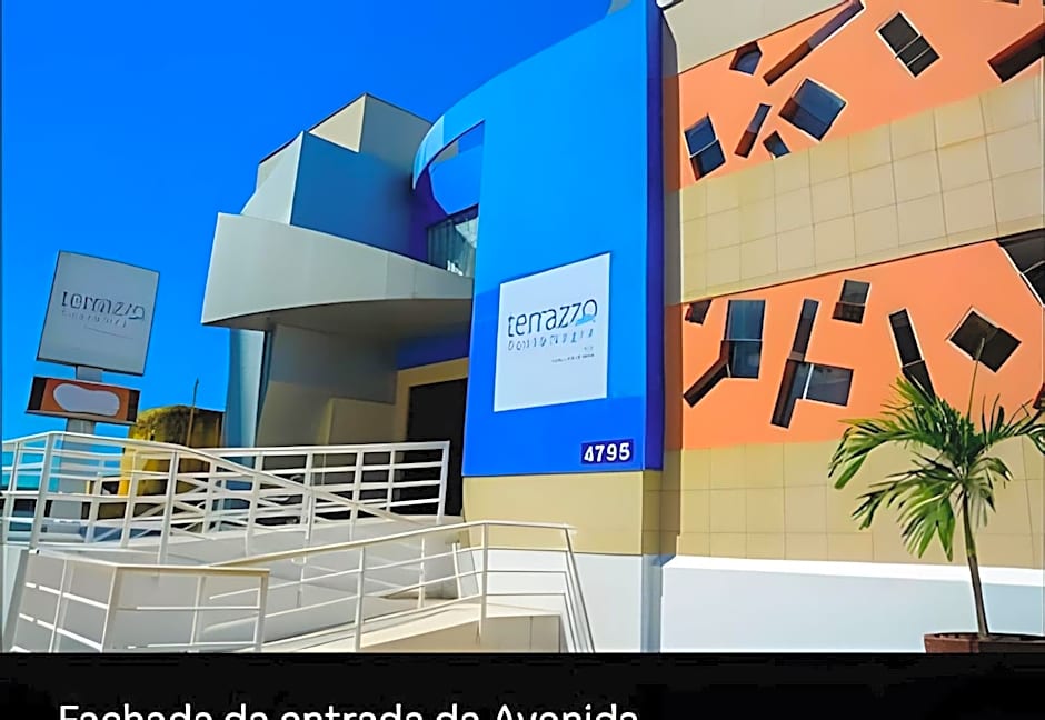 Flat no Terrazzo perto do mar