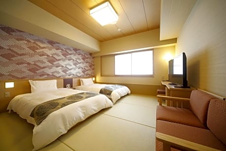 Deluxe Twin Room with Tatami Floor-No Daily Cleaning