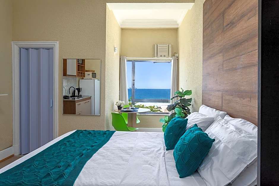 Deslumbrante vista para a Praia de Copacabana.