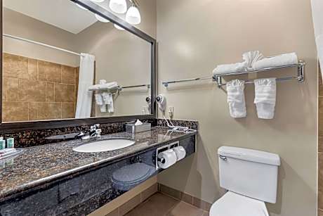 1 KING BED,NSMK,2ND BED SOFABD,MICRWV,REFRIG,COFMKR,FULL BREAKFAST