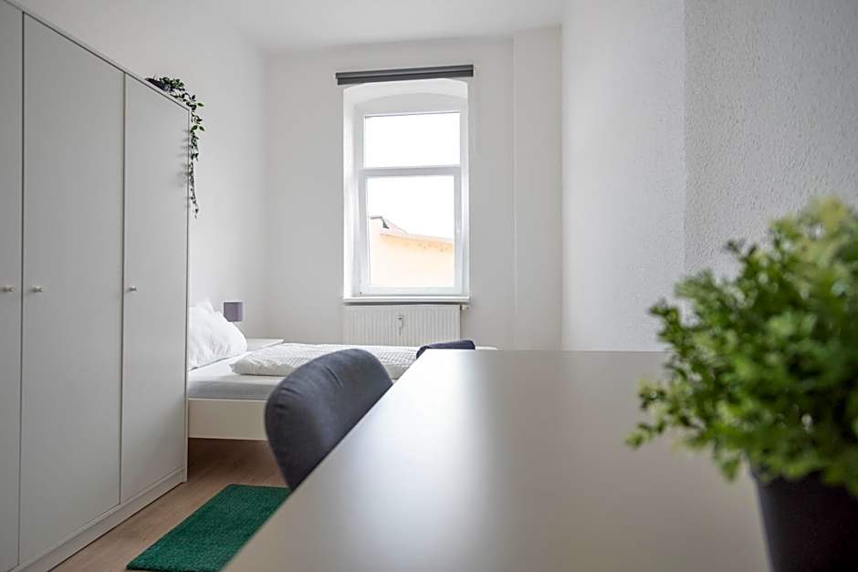 Komfortable Monteursunterkunft: 4-Zimmer-Wohnung mit getrennten Betten