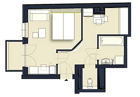 Deluxe Apartment with Balcony - Non-Smoking