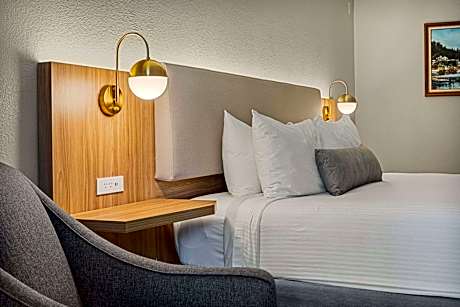 1 King Bed with Fireplace