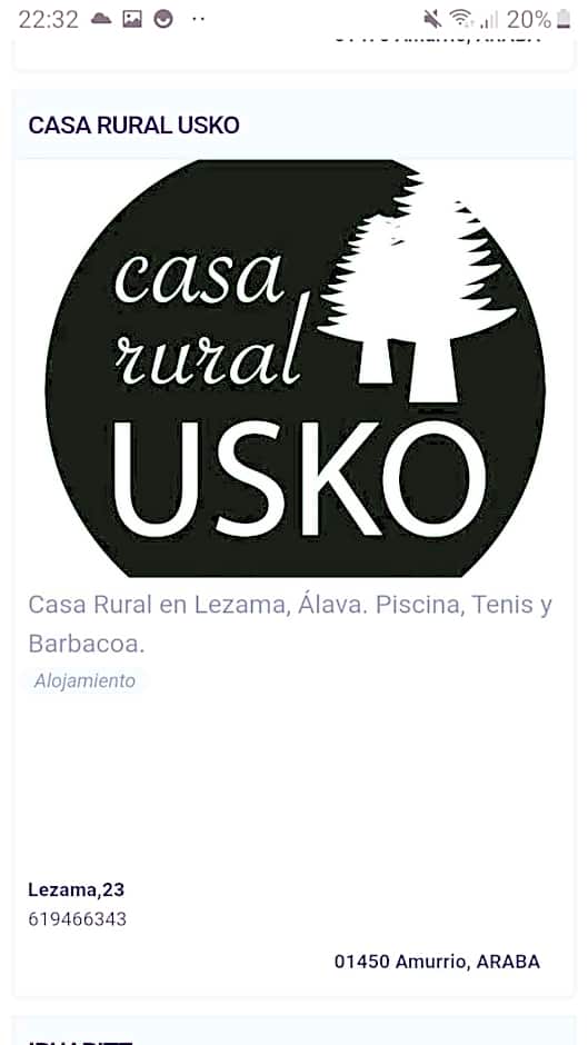 casa rural usko X VI0020