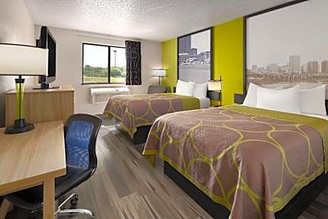 Deluxe Double Room with Two Double Beds - Non-Smoking