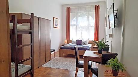 Large Family Room with Air Conditioning with Shared Bathroom