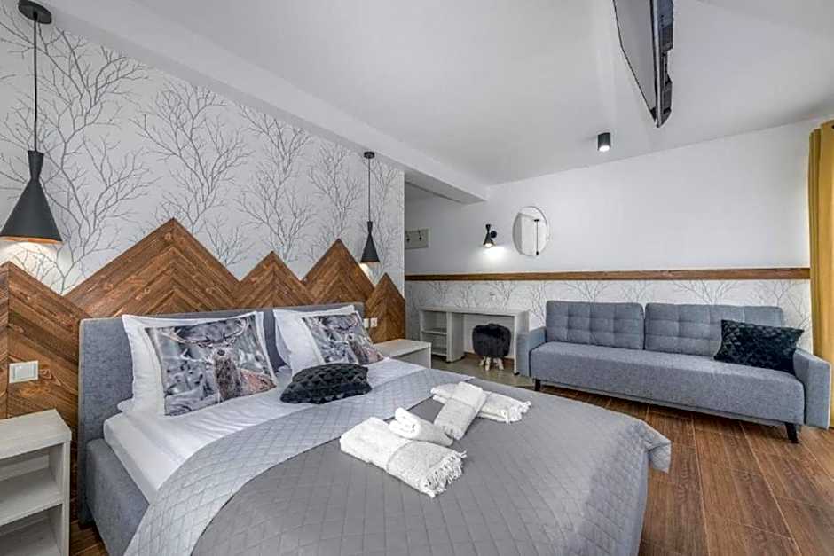 Biały Jeleń z basenem i jacuzzi