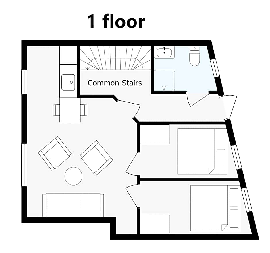 Homerentals Apartments - Behind Bryggen & historic cobblestone streets - 2 Floor renovated from february 2025