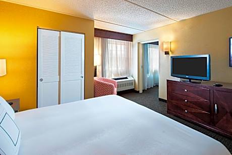 1 Bedroom Suite, 1 King, Sofa bed, Fireplace