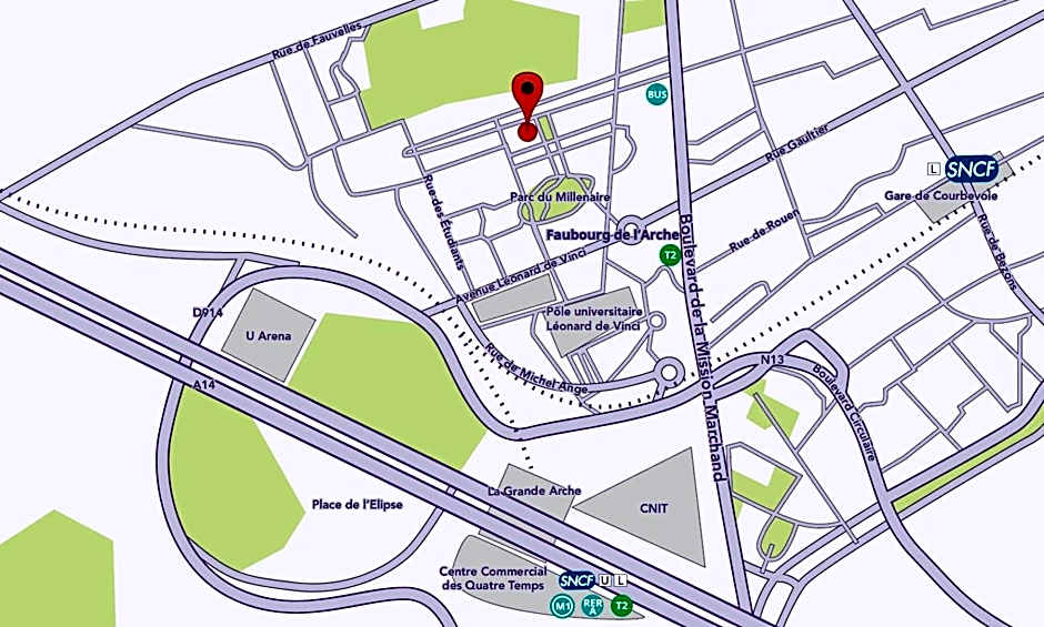 Séjours & Affaires Courbevoie Grande Arche