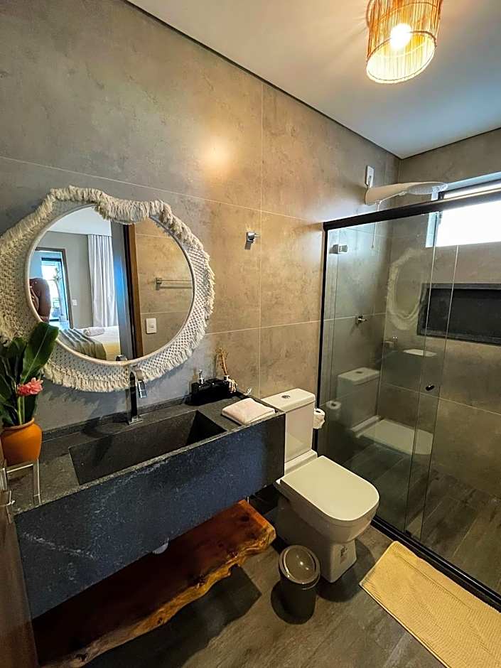 Casa Waua | PÉ NA AREIA, rooftop, borda infinita