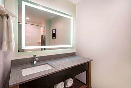 1 King Bed Mobility/Hearing Impaired Accessible Room Non-Smoking