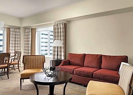 1 King Jr Ste Mobility Accessible W/ Ri Shwr Comp Hi Speed Internet / 55 Inch Tv Fridge/safe/media H