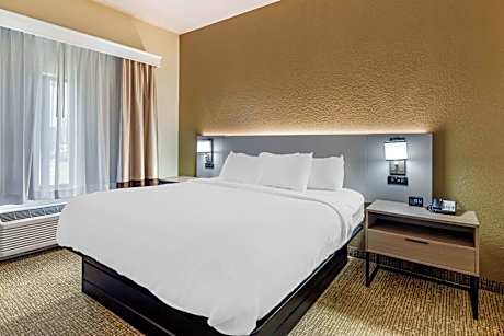King Room with Roll-In Shower - Accessible/Non-Smoking
