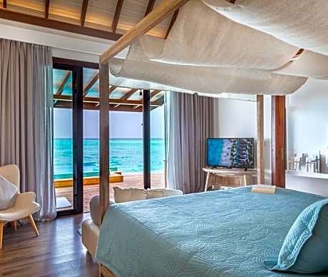 Premium Water villa with private pool and Free access to sea plane lounge on Arrival