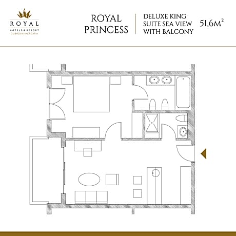 Royal Executive with Balcony and Sea View