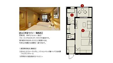 Japanese-Western Style Twin Room - Non-Smoking