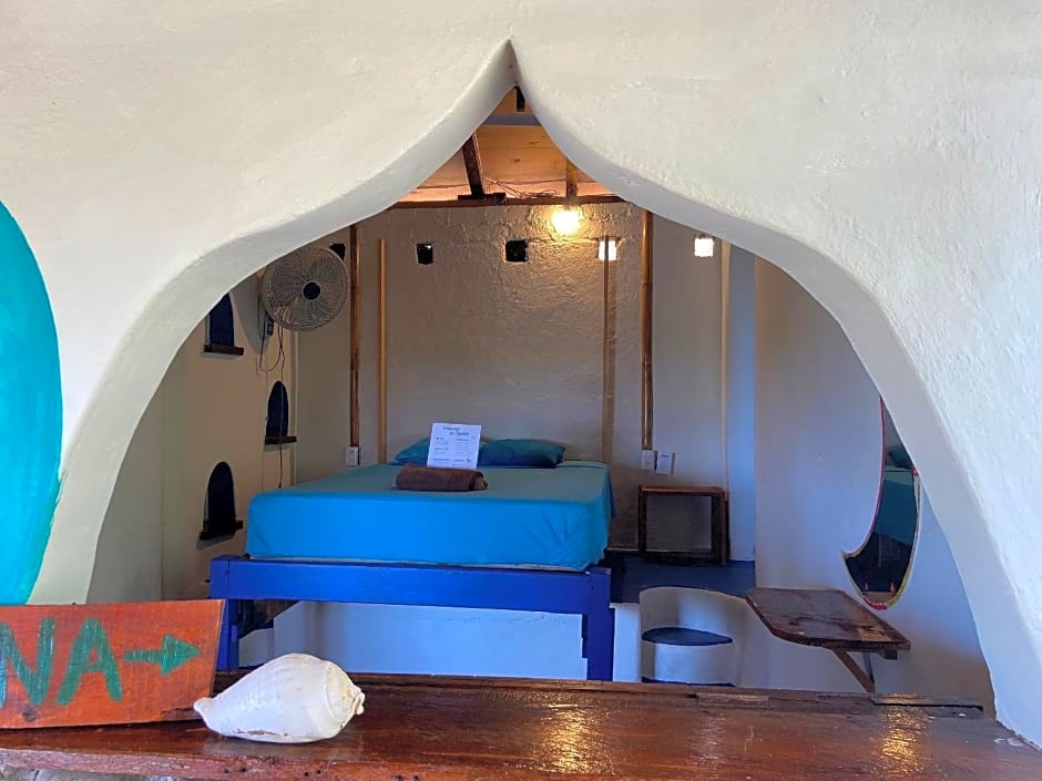 Mixtli Ecohouse, Habitaciones Sol & Luna - Starlink Internet