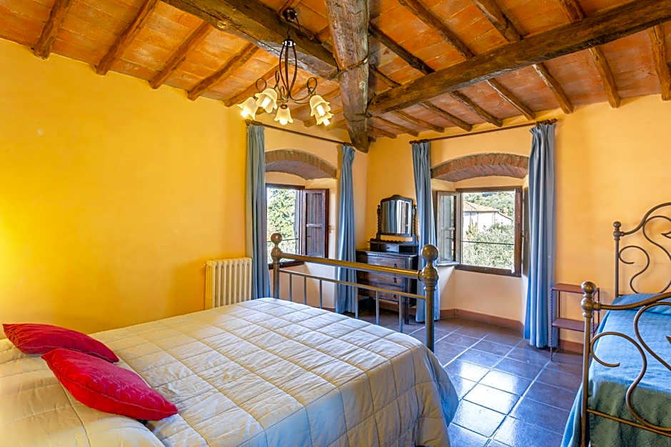 ISA-Farmhouse with swimming-pool in Chianti-area in the middle of Tuscan nature