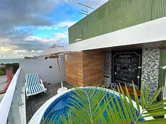 Linda cobertura vista mar