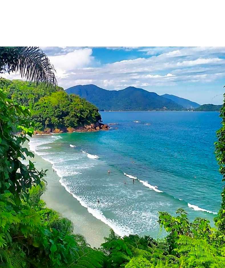 Casa de Praia Massaguaçu! Ao meio Áreas Arborizadas