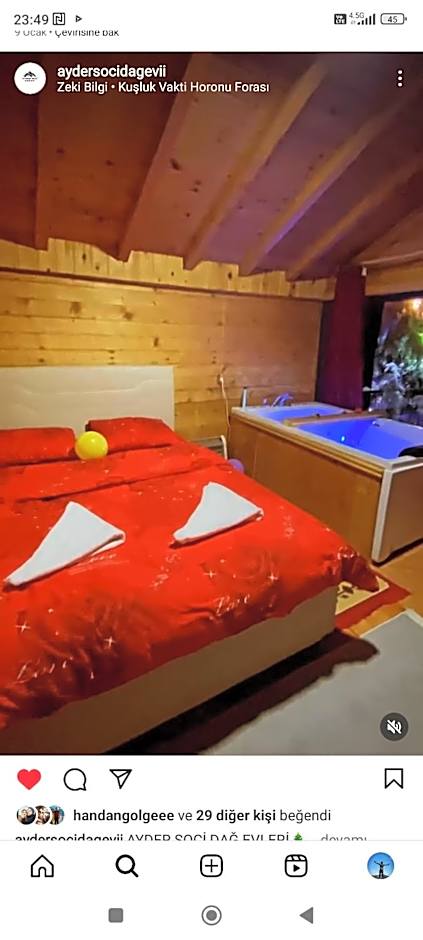 AYDER SOCi DAĞ EVLERİ