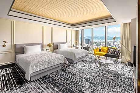 Deluxe Queen Room with Two Queen Beds and City View