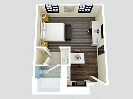 Studio King Suite - Communications Accessible