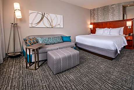 King Room with Sofa Bed and Roll-in Shower - Mobility and Hearing Accessible