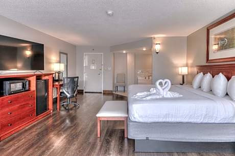 King Room Mini-Suite with Jacuzzi & Fireplace