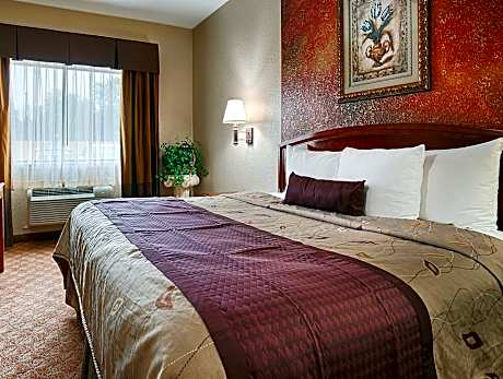 1 King Bed, Non-Smoking, High Speed Internet Access, Microwave And Refrigerator, Coffee Maker, Iron 