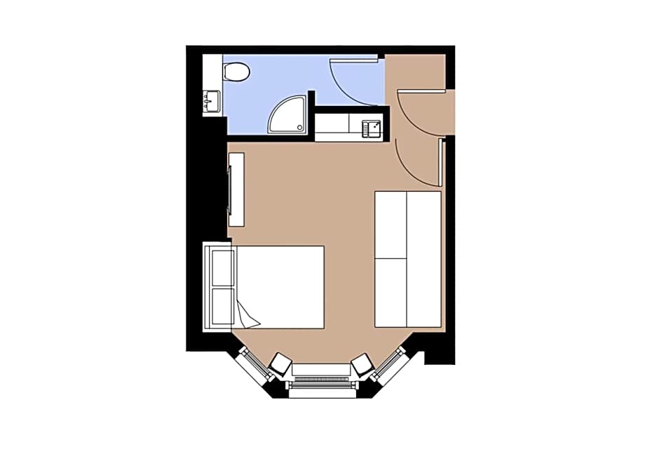 Apt 04 Seaside Serenity Chic Studio Steps to Promenade