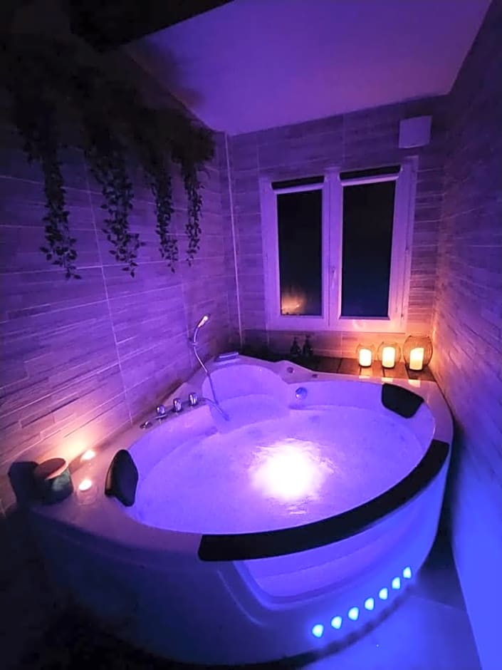 A l'Orée des pins - Gite et spa de 30 m2- Options Home Cinéma, Romantique