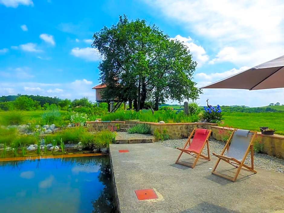 Gite Chambre d'hotes insolite dans un pigeonnier à 5 minutes de Marciac Gers