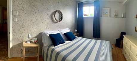logement 1 chambre possibilité d'ajouter un petit studio pour être 4 personnes au total avec 2 salle de bain privé, voir photos