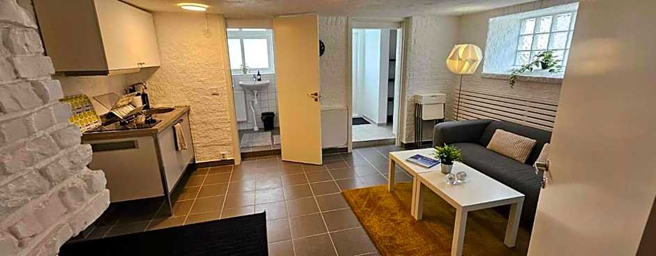 Comfortable guest rooms with fully equipped kitchen and cosy living room.