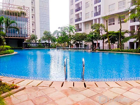 Modern Nice 2BR Scientia Residence Apt By Travelio